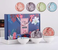 Японский комплект домашнего использования, посуда, подарочная коробка, ручная роспись, подарок на день рождения