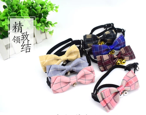 Чокер, галстук-бабочка, аксессуар, милое ожерелье, цепочка, колокольчик с бантиком, домашний питомец, кот