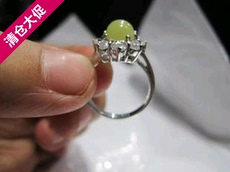 Украшения на руку 古玩杂项古董收藏 夜光宝石老戒指一枚 趣味藏品珍品精品收藏