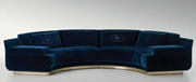 Cung điện chính cao cấp nội thất tùy chỉnh Fendi Fendi Bentley sofa vải cong giường TV - Bộ đồ nội thất