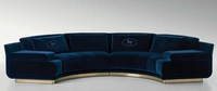 Cung điện chính cao cấp nội thất tùy chỉnh Fendi Fendi Bentley sofa vải cong giường TV - Bộ đồ nội thất nội thất hiện đại