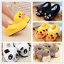 Sáng tạo Pokemon Pokemon Bear Cotton Twisted Kaqiu Dahuang Duck Bao gồm tất cả sang trọng Cặp đôi dép bông dép cói