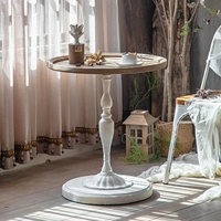 Диван, ретро журнальный столик для беседки для гостиной, кофейное украшение для ногтей для отдыха, в американском стиле
