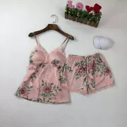 Của phụ nữ Đồ Ngủ Mùa Hè Mỏng Sexy Ren Halter Shorts Set In Lỏng Nhà Dịch Vụ của Phụ Nữ New Wearable