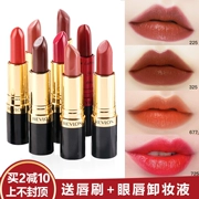 Mỹ Revlon Revlon Son Môi Đen Ống Son Môi Matte Lasting Giữ Ẩm Không Decolorizing Đậu Dán 225 Dì Màu