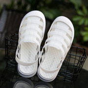 Bao Đầu dép nữ mùa hè non-slip đáy mềm y tá trắng lỗ giày hollow breathable Hàn Quốc phiên bản của sinh viên sinh viên dép đi trong nhà