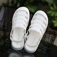 Bao Đầu dép nữ mùa hè non-slip đáy mềm y tá trắng lỗ giày hollow breathable Hàn Quốc phiên bản của sinh viên sinh viên dép đi trong nhà sandal nữ hot trend 2021