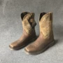 Da người đàn ông ngoài trời của khởi động kiểm tra boots cowboy boots đầu vuông 42 yards giay bao ho lao dong