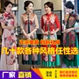 Mùa xuân 2019 mới kiểu Trung Quốc phiên bản mới của cải tiến chính hãng áo dài trung niên sành điệu váy cho phụ nữ trung niên