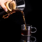明 Ly cà phê thủy tinh Cốc cô đặc Espresso cốc sản phẩm duy nhất cốc cà phê chia sẻ của Mỹ - Cà phê