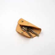 Rêu tay làm chìa khóa túi da rám nắng nhỏ và dễ thương bộ móc khóa - Trường hợp chính
