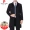 Áo khoác len nam trung niên mới của Pierre Cardin dài phần dày cashmere áo gió cha len áo gió nam