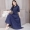 Mùa thu 2018 mới của phụ nữ phiên bản Hàn Quốc của eo đã được mẹ gầy thanh lịch thời trang áo dài tay cotton và đầm lanh nữ
