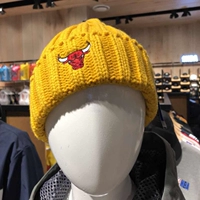 Hàn Quốc Tháng Chín mới NBA xác thực mũ đan mũ len mũ len mũ thể thao unisex màu vàng mũ lưỡi trai nữ