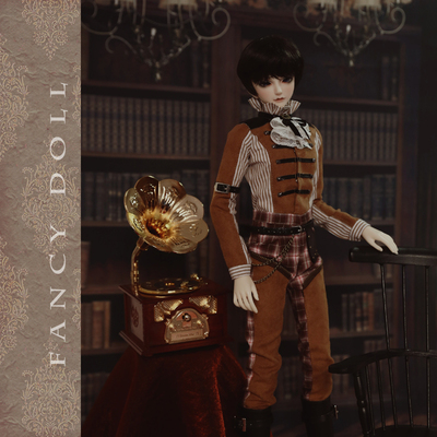 taobao agent BJD three -pointer 73 uncle baby clothes suit steam punk military clothing paper -like tutorial material bag