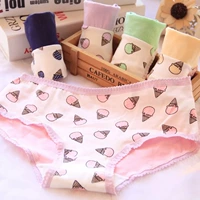 5 túi đồ lót cotton dễ thương nữ kem màu phù hợp với thấp eo cô gái thoáng khí tóm tắt bông sinh viên quan lot nu dang dui