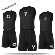 NBA Kobe Curry bóng rổ chuyên nghiệp phù hợp với thể dục thể thao phù hợp với nam giới và phụ nữ tùy chỉnh lỏng đào tạo vest quần short mùa hè