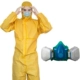 Quần áo bảo hộ lao động chống axit và kiềm, quần áo bảo hộ hóa chất nhẹ, quần áo bảo hộ, vận chuyển hàng nguy hiểm, phòng thí nghiệm hóa học phun sơn phun thuốc trừ sâu