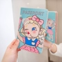 Hộ chiếu vé lưu trữ túi hộ chiếu clip dễ thương phim hoạt hình ngắn Hàn Quốc phiên bản của đa chức năng túi tài liệu chống thấm bảo vệ bìa vỏ bọc hộ chiếu dễ thương
