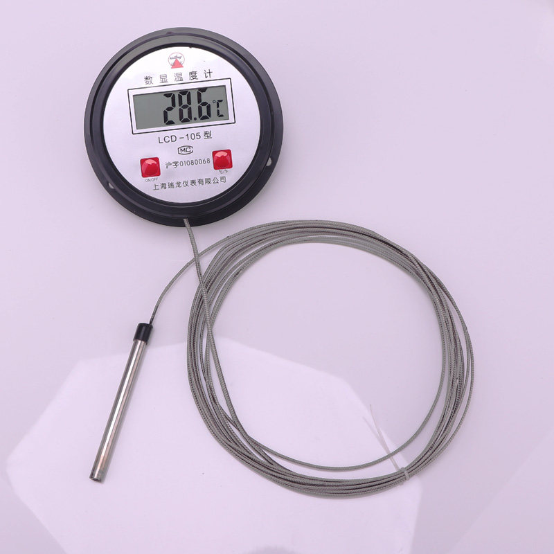 Kiểm tra điện tử Nhiệt kế nhiệt kế Templier Hittato Nhiệt độ Tủ lạnh phân biệt đối xử nhiệt độ chống thấm nước đầu dò nhiệt độ cảm biến nhiệt độ pt100 3 dây