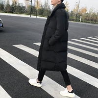 Bông nam dài phần mùa đông mỏng xuống áo khoác bông thủy triều vài bông áo khoác sinh viên Hàn Quốc dày áo bánh mì quần áo áo măng tô nam