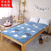 Flannel nệm 0.9 1.2 1.5 1.8 m giường nhíp có thể gập lại washable ký túc xá sinh viên tatami mat đệm xinh