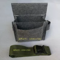 Темно -серый мягкий материал двойной карман двойной штекер