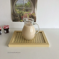 Увидеть такие вещи, как вдохновение, прозрачный стеклянный маленький молочный горшок Симпатичная молочная чашка может кофе -партнер холодная вода.