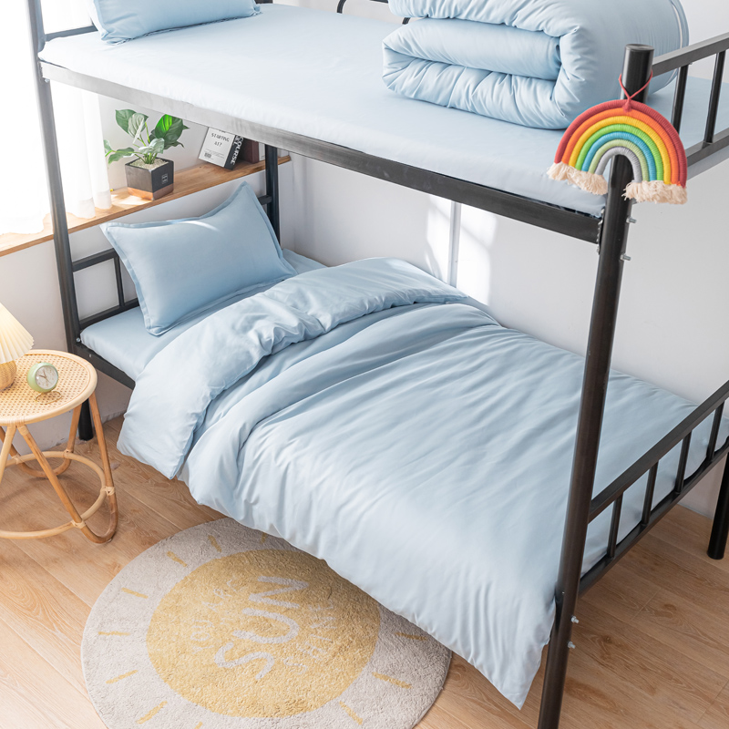 Wathetstudent dormitory Cartoon sheet Quilt cover Three piece set 1.2 Make the bed up and down staff dorm Single person Quilt cover 1.5 rice