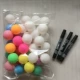 20 белых шариков+20 цветных шариков/Получить 3 ручки