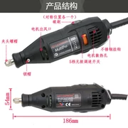 Dụng cụ sửa chữa lốp xe điện nhỏ Máy mài điện 12V24V48V64V220V Máy mài lốp động cơ điện bảo trì