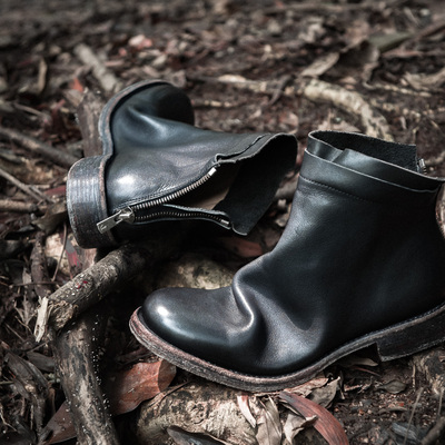 taobao agent Martens, elite demi-season boots with zipper for boys
