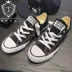 Converse Converse Classic Allstar Solid Color Giày vải đôi nhẹ 101001 101010 giày thể thao bitis nam Plimsolls