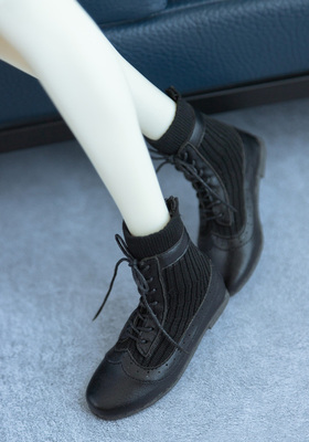 taobao agent Doll, belt, black casual footwear for leather shoes, sports shoes, scale 1:3
