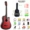 Guitar mới bắt đầu học sinh nữ nam nhập cảnh thực hành nhạc cụ 38 inch-41 inch dân gian guitar guitar phụ kiện - Nhạc cụ phương Tây