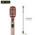 micro có dây shure Đu dây micro retro retro KTV hoài cổ sân khấu cuộc họp K bài hát cảm ứng dọc không dây micro rocking mic loa kéo Micrô