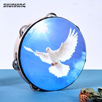 Голубое небо и белый голубь восемь -вдюйм