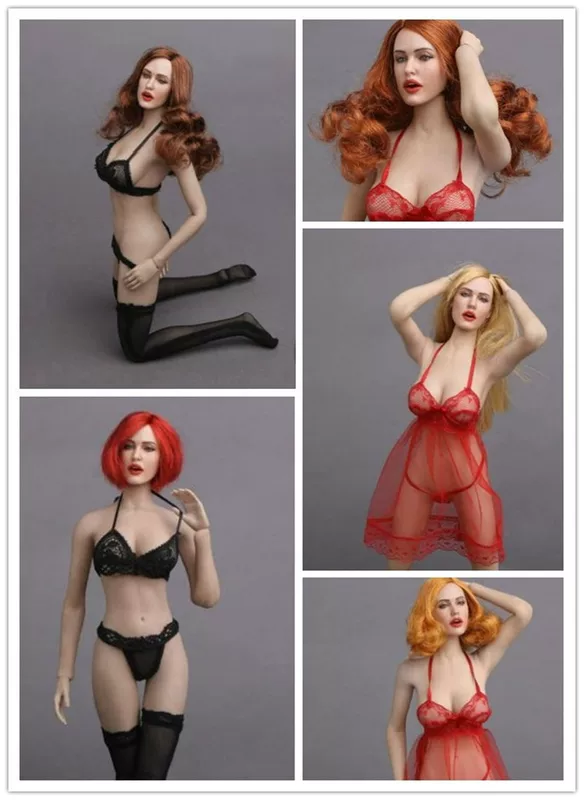 Минифигурка с аксессуарами, sexy-голова-скульптура, повязка на голову, масштаб 1:6, солдат, европейский стиль