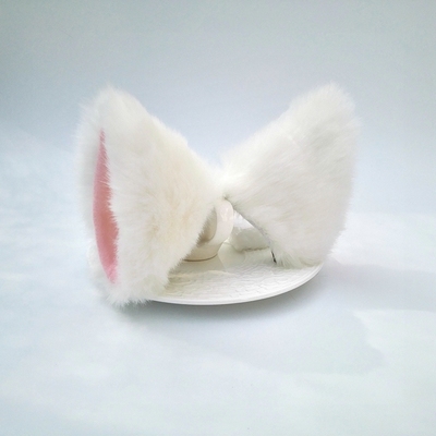 taobao agent Cosple girl cosplay ball performance headwear stereo cat ear ears fox long hair clip white free shipping