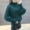 Mùa thu đông 2018 của phụ nữ phiên bản Hàn Quốc mới của thời trang lỏng lẻo cổ áo cao tay áo dệt kim đan áo len đáy áo len