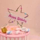 Starry sky moon light cake trang trí bánh trang trí cờ trang trí đẹp bánh bố trí trang trí bánh sinh nhật - Trang trí nội thất