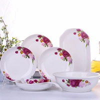 Вентилятор Dai 4 7 -inch Plate, 1 миска для супа, 1 рыбная тарелка, 1 ложка