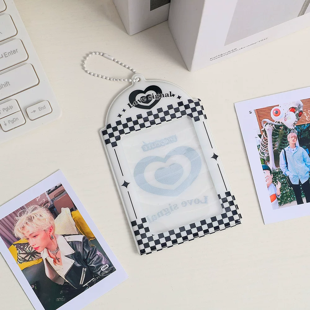 [INS Harajuku стиль Фотокард держатель Бант 3 дюйма Кпоп Idol]