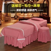 chăm sóc sắc đẹp vẻ đẹp bedspread denim bedspread da thân thiện với Hàn Quốc, bộ bàn ghế massage có thể được tùy chỉnh vận chuyển châu Âu đơn giản - Trang bị tấm