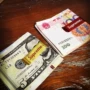 Thủy triều thương hiệu sup kim loại sáng tạo ví ngắn chủ thẻ siêu mỏng ví da tiền giấy clip bộ thẻ tín dụng túi cầm tay nam