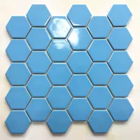 Лазурный, шестиугольный