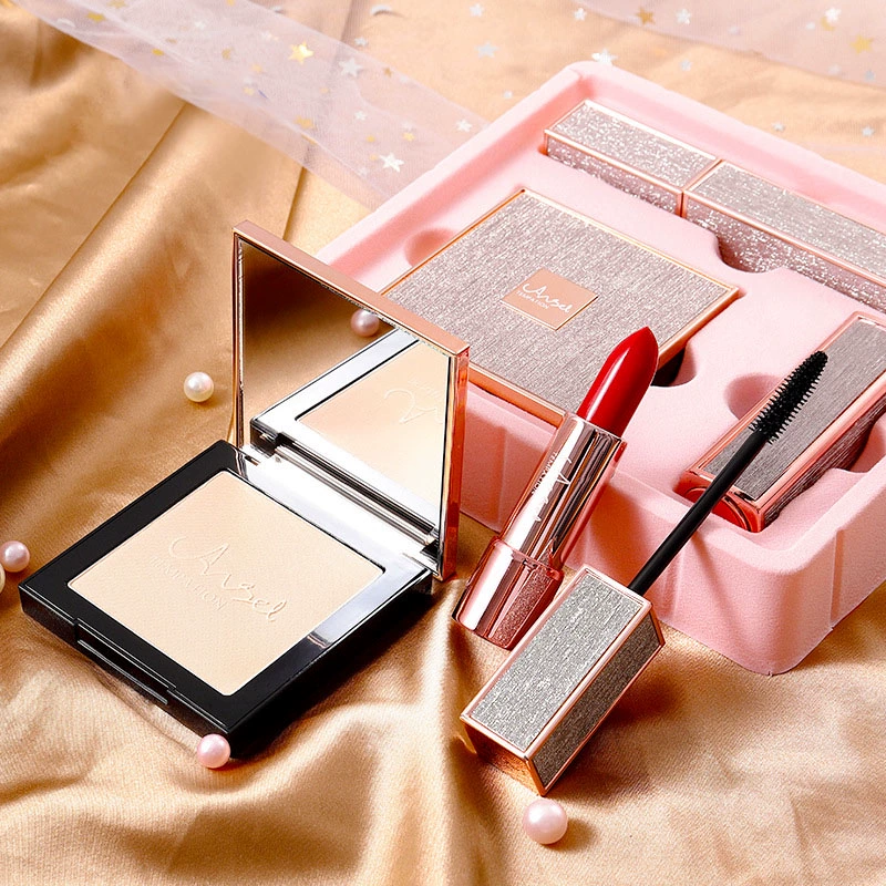 Hộp quà Unicorn Starry Sky Diamond Set 520 Limited Lipstick Makeup Powder Mascara Trọn bộ Trang điểm Nội địa - Bộ trang điểm