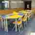 Nội thất trường học, trường mẫu giáo, bàn, ghế, bàn hình thang, bàn đào tạo màu cho trẻ em, bàn tổ chức giáo dục một chọi một, bàn - Nội thất giảng dạy tại trường Nội thất giảng dạy tại trường
