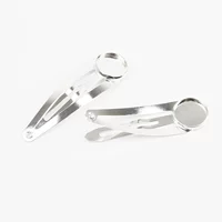 Серебряная заколка для волос, инкрустация камня, 1.5см, 5см, 14mm, 12mm, 1.5см, 5см, 14mm, 12mm