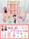 Pui Ling chúa Barbie đồ chơi búp bê giấc mơ ngôi nhà biệt thự nhà biệt thự cô gái chơi nhà búp bê nhỏ phù hợp với